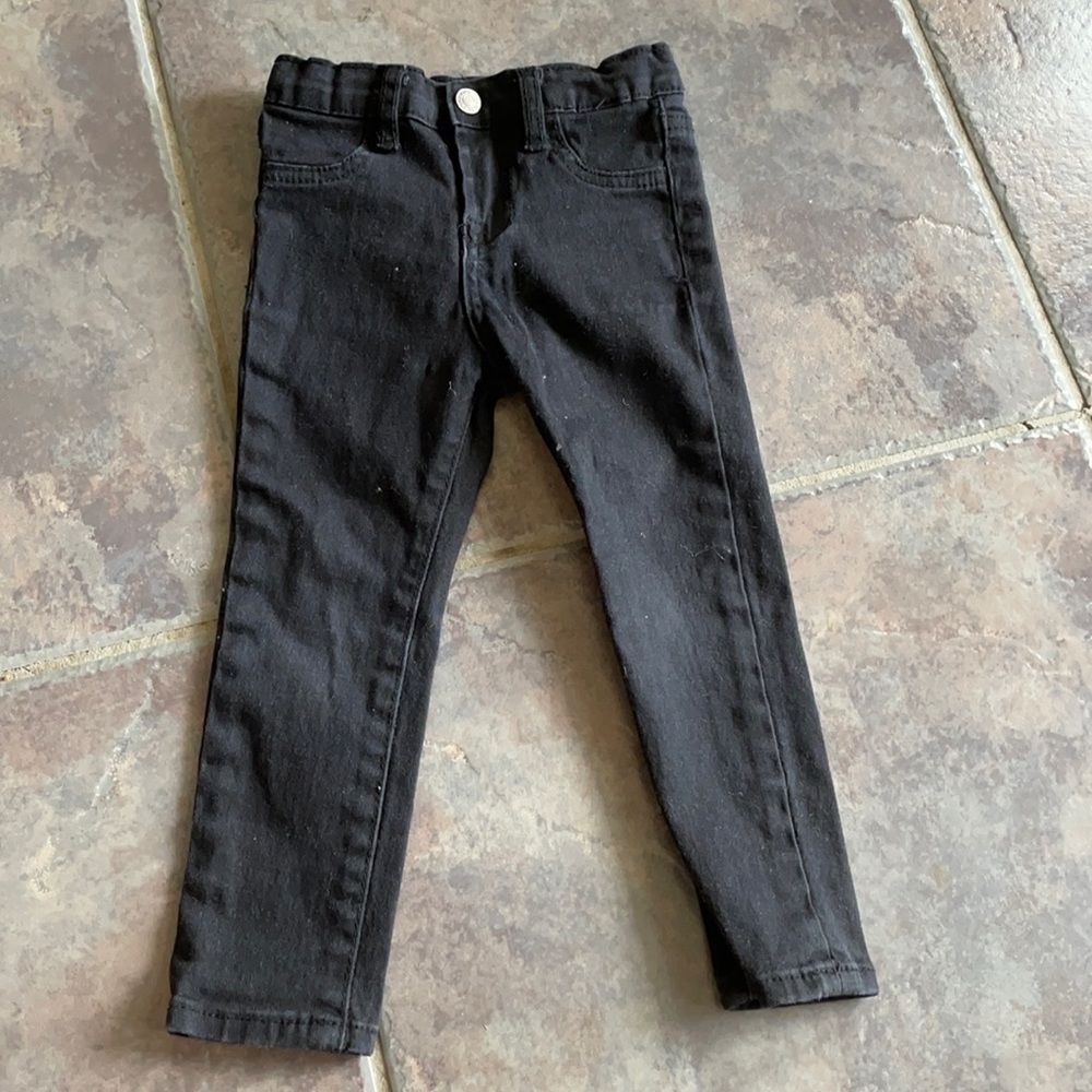 7FAM Black Skinny Jeans